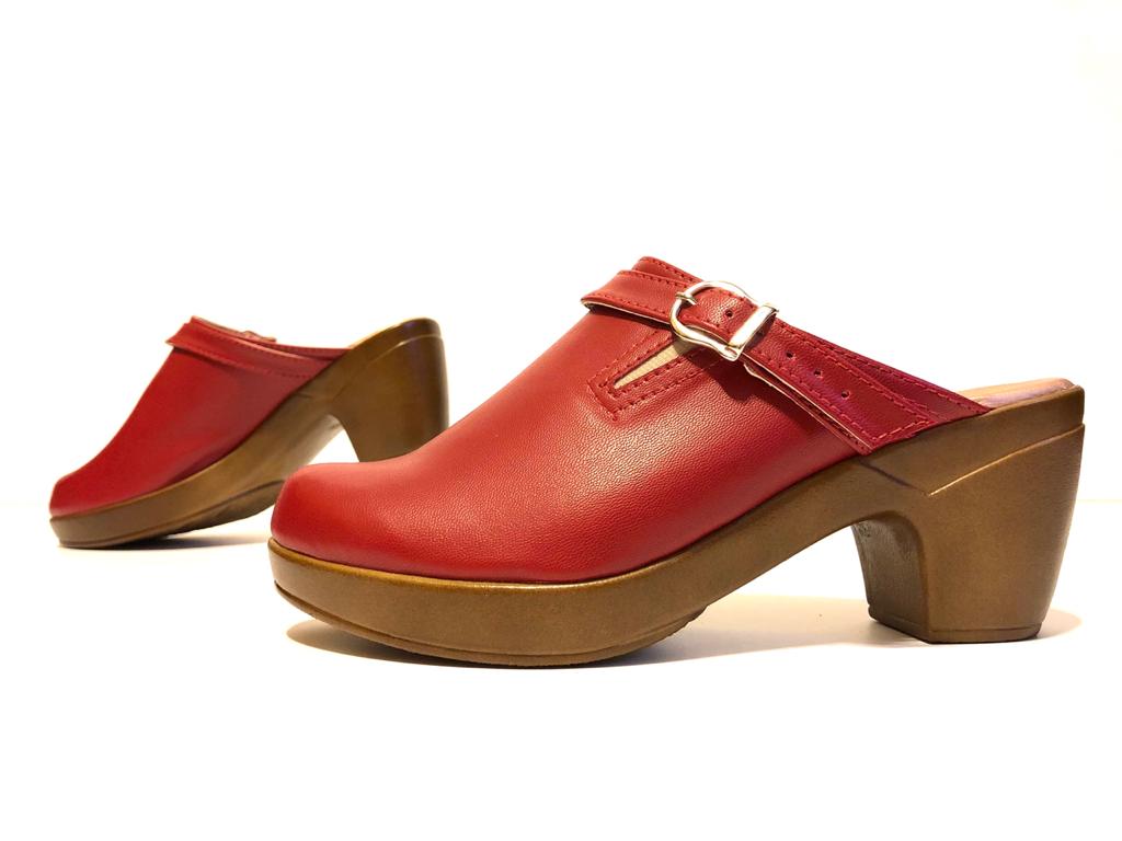 Zueco rojo