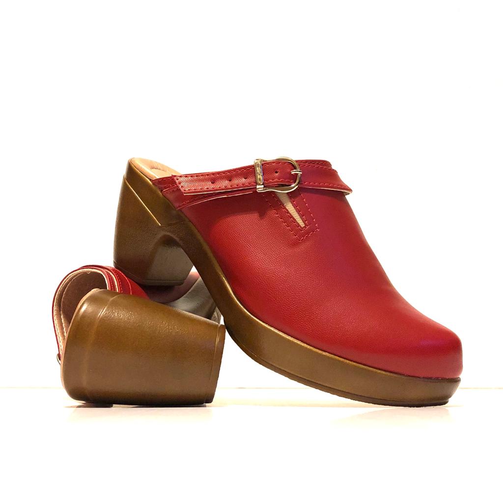 Zueco rojo