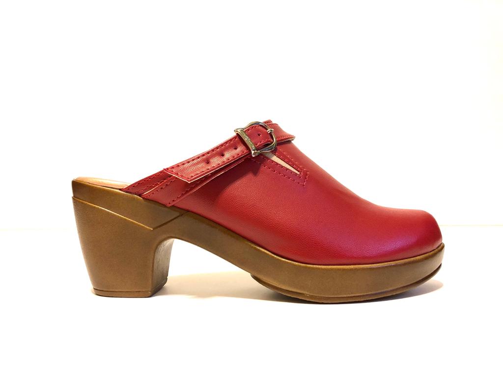 Zueco rojo
