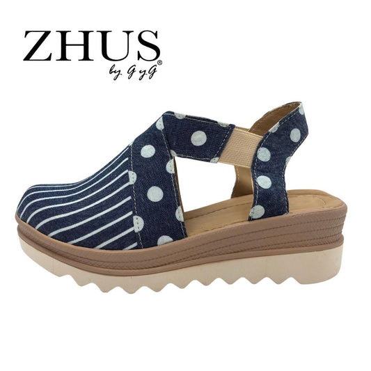 Alpargatas mezclilla azul