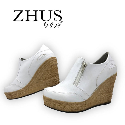 Blanco asimétrico con zipper