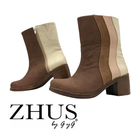 Bota media caña multicolor