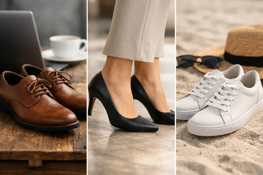Zapatos de cuero vegano para cada ocasión