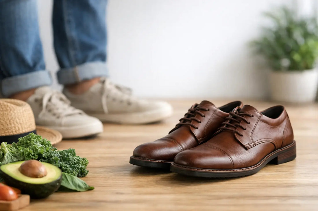 ¿Los veganos usan zapatos de cuero?
