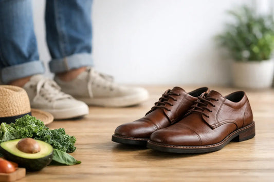 ¿Los veganos usan zapatos de cuero?