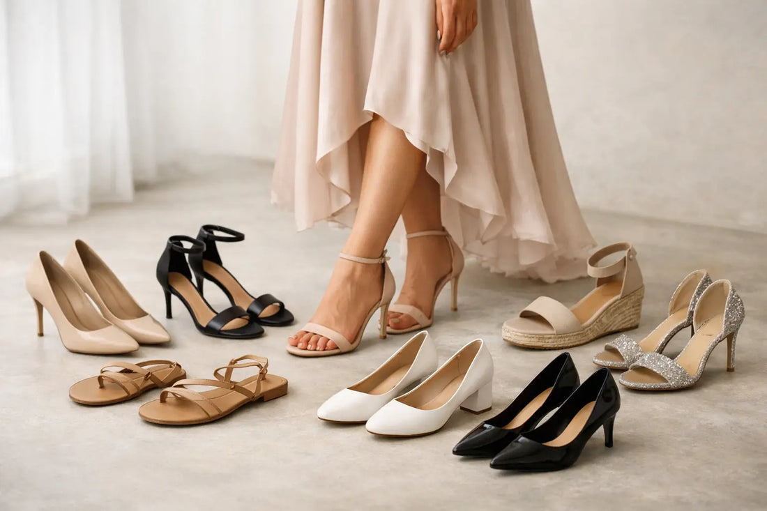 8 tipos de zapatos para vestido que sí funcionan