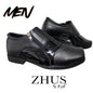 Zapato negro ejecutivo para Hombre, Cuero Vegano, Suela Antideslizante, Hecho a Mano | ZHUS