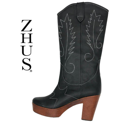 Bota de mujer vaquera, zapatos para dama