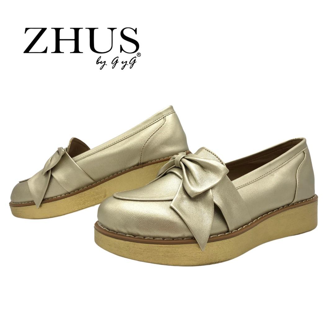 Zapatilla dorada