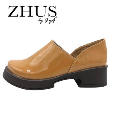 Zueco camel cerrado