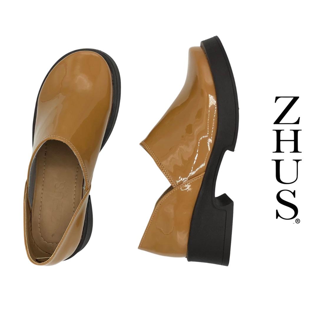 Zueco camel cerrado