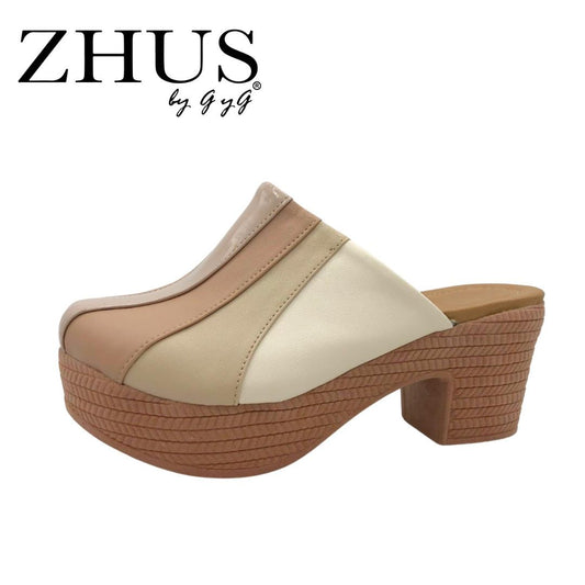 Zueco nude beige