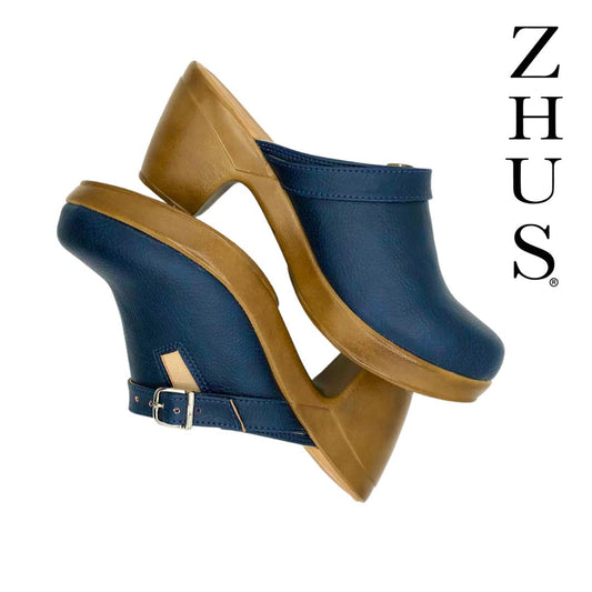 Zueco azul