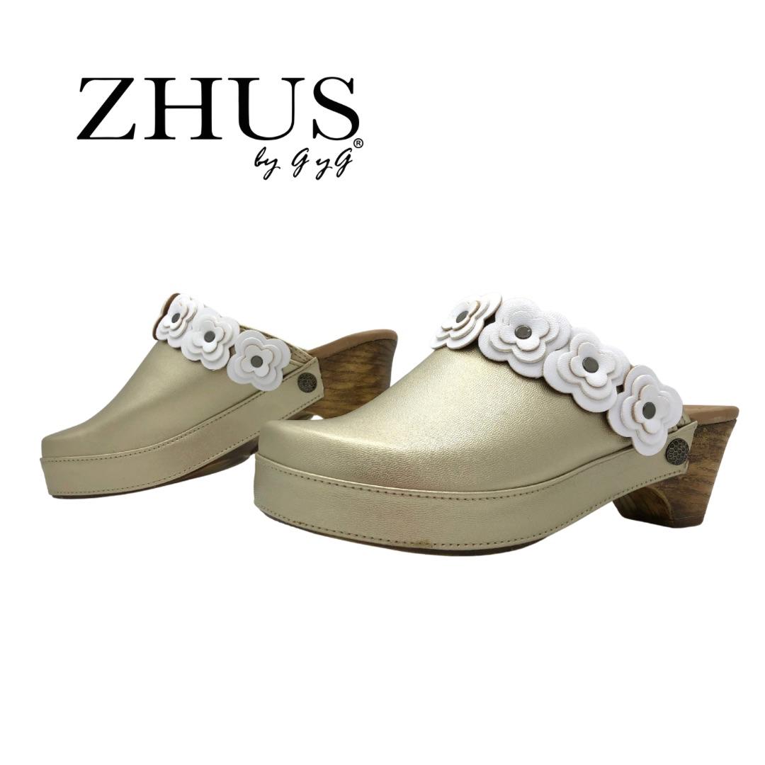 Zueco dorado estilo europeo