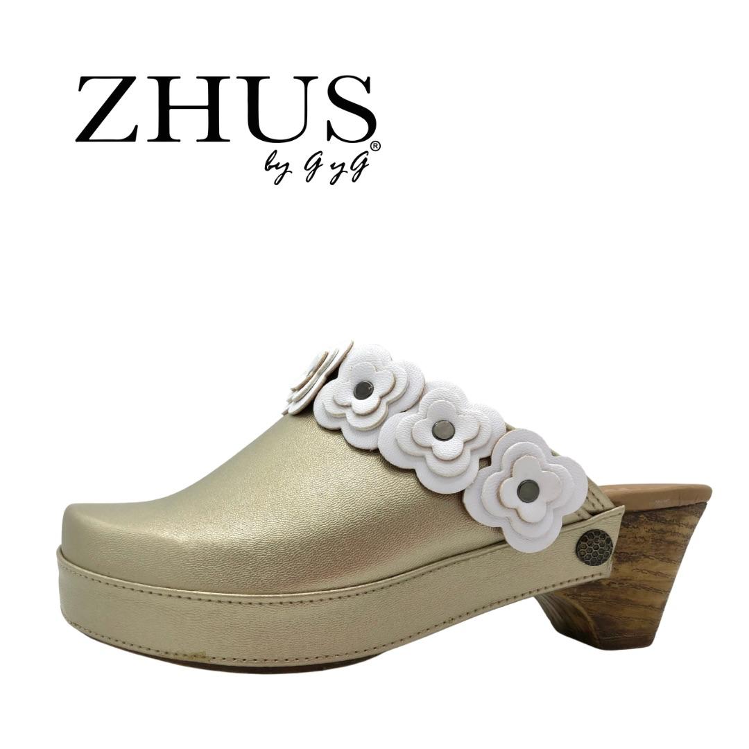 Zueco dorado estilo europeo