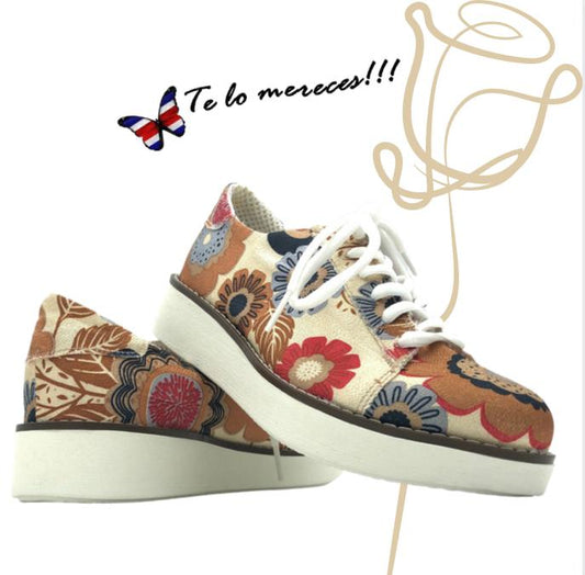 Tenis floreada diseño Costa Rica