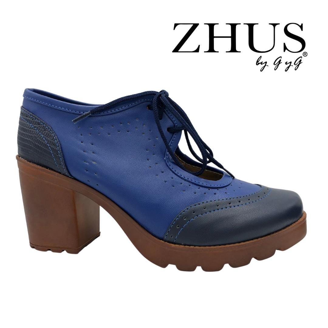 Oxford charol disponible vino, azul y beige