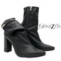 Botín stretch Mujer con Tacón – Negro | DinaZtia by ZHUS