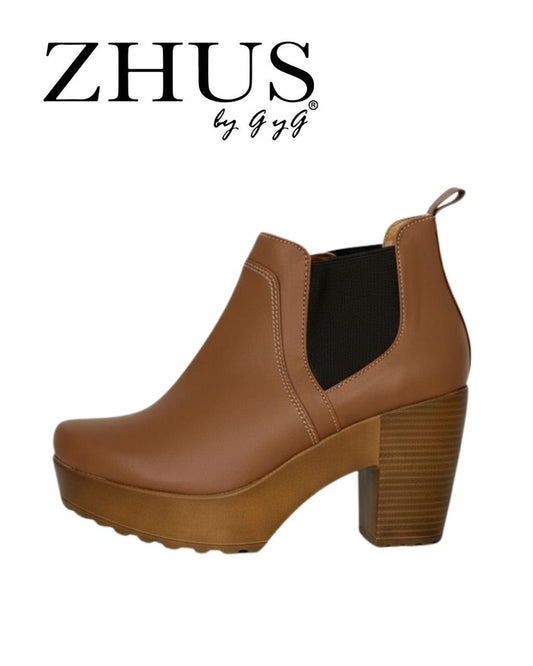 Botín Chelsea de Plataforma Camel | ZHUS by GYG