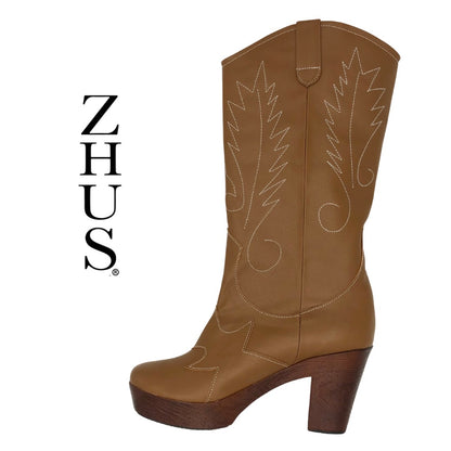 Bota de mujer vaquera, zapatos para dama