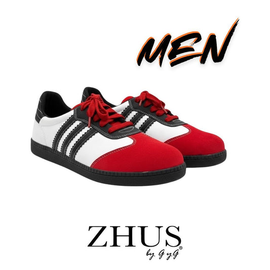 ZHUS Tenis Samba para Hombre | Tenis Liga, Saprissa, Cartago, Heredia | Cuero Vegano